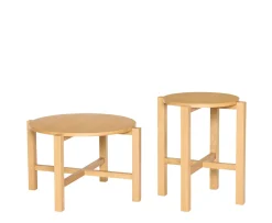 Hübsch Four Satsbord Natural 2-pack