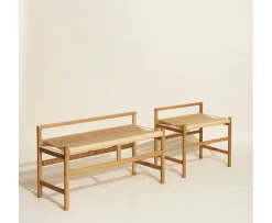 Hübsch Heritage Bänk Natural 78cm
