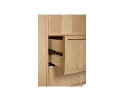 Hübsch Herringbone Garderob FSC Ek 100x180cm