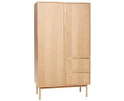 Hübsch Herringbone Garderob FSC Ek 100x180cm