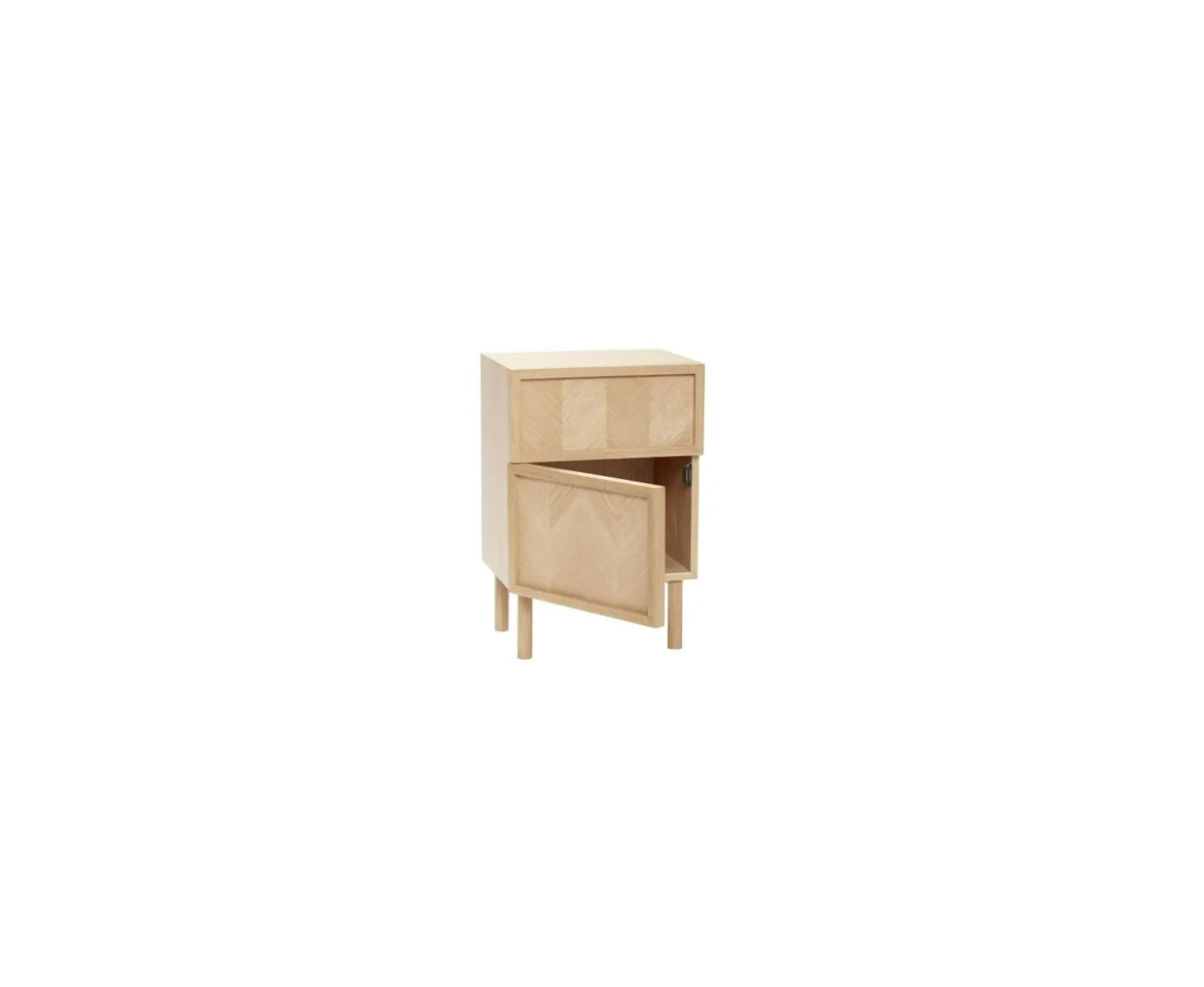 Hübsch Herringbone Sängbord FSC Ek