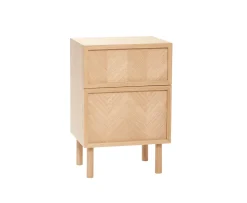Hübsch Herringbone Sängbord FSC Ek