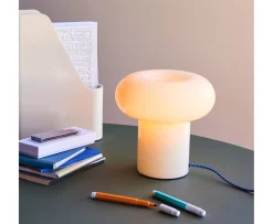 Hübsch Hues Bordslampa Light Green Ø23