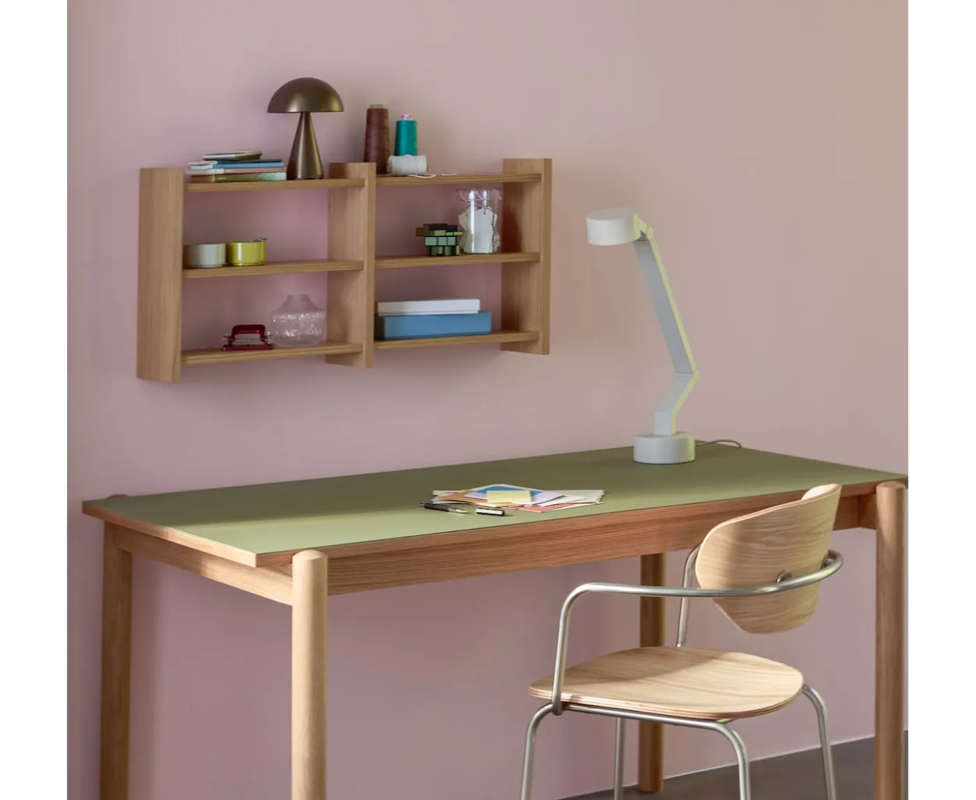 Hübsch Kant Hylla Natural 85x40