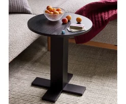 Hübsch Koohi Sidobord Black Ø45