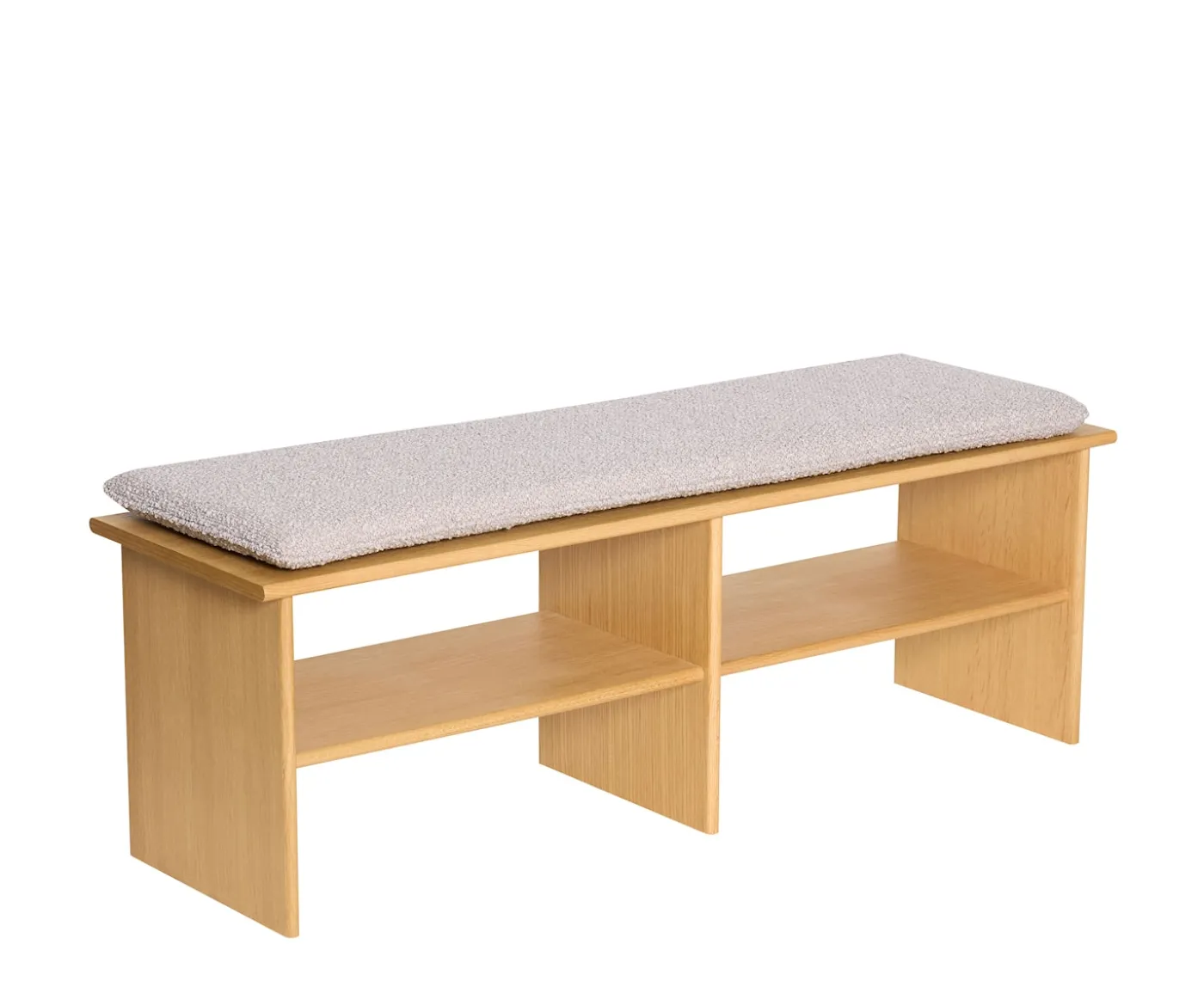 Hübsch Layer Bänk Natural 132cm