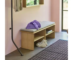 Hübsch Layer Bänk Natural 132cm
