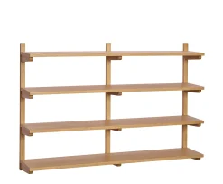 Hübsch Long Hylla Natural 120x80