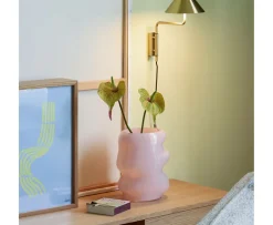 Hübsch Lote Vas Light Pink 25cm