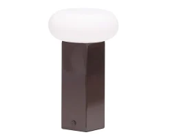 Hübsch Low Portabel Lampa Brown 20cm