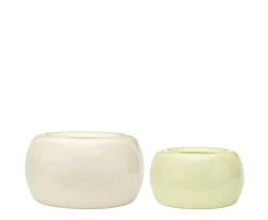 Hübsch Maru Kruka Light Green Large 2-pack