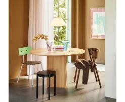 Hübsch Muse Taklampa Triangulär White Ø40