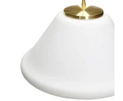 Hübsch Muse Taklampa Triangulär White Ø40