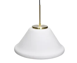 Hübsch Muse Taklampa Triangulär White Ø40