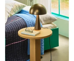 Hübsch Mush Bordslampa Bronzed Brass 34cm