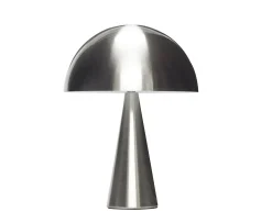Hübsch Mush Bordslampa Nickel 33cm