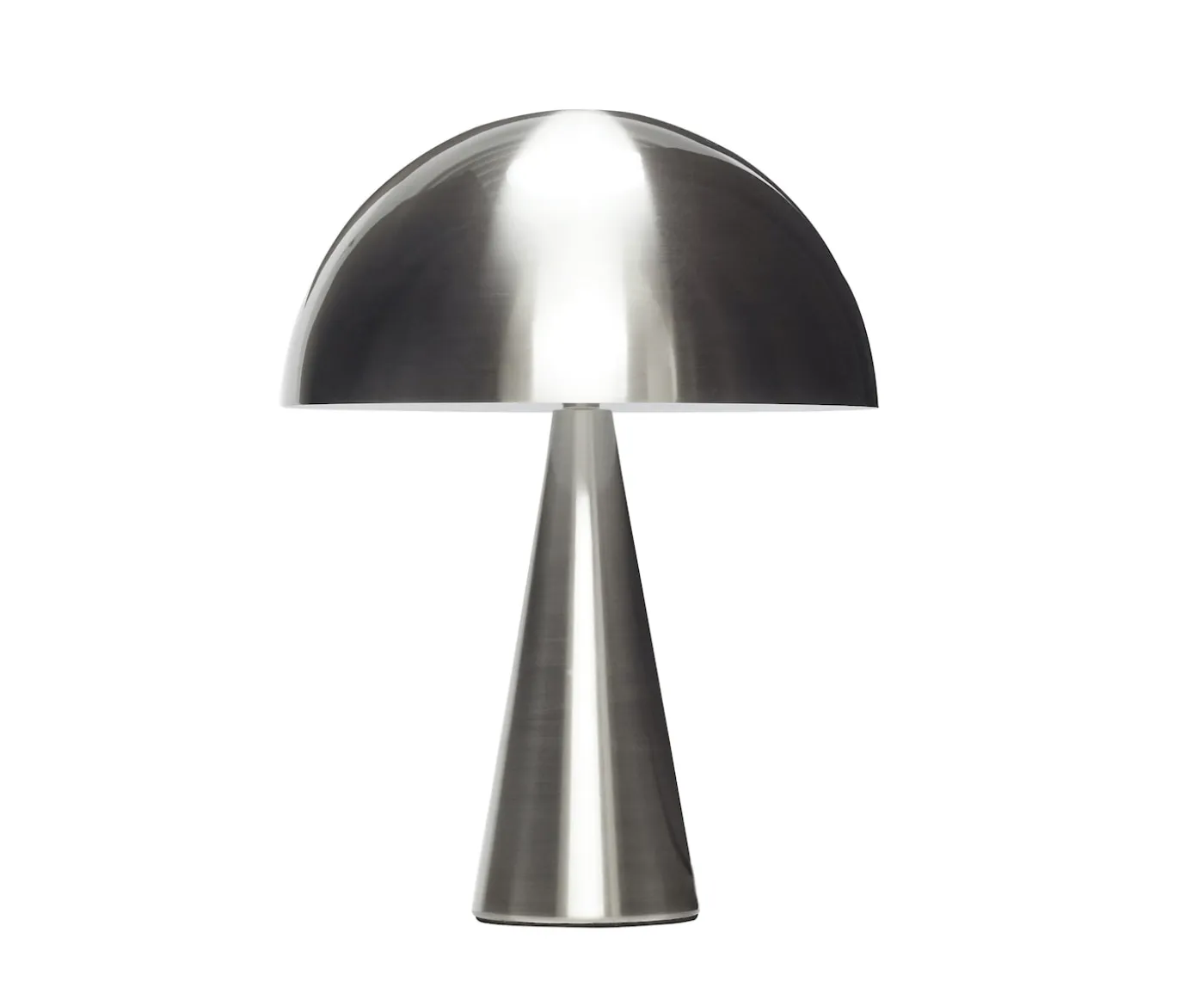 Hübsch Mush Bordslampa Nickel 33cm