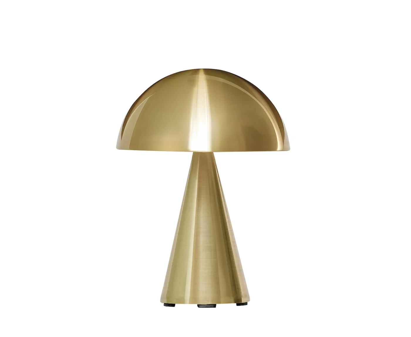 Hübsch Mush Portabel Bordslampa Mässing 20cm