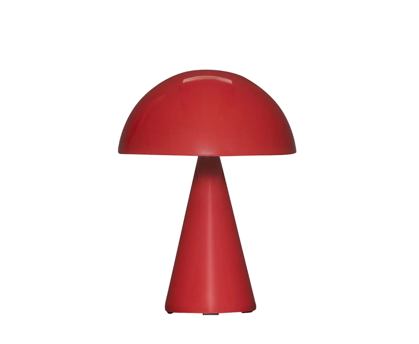 Hübsch Mush Portabel Bordslampa Röd 20cm