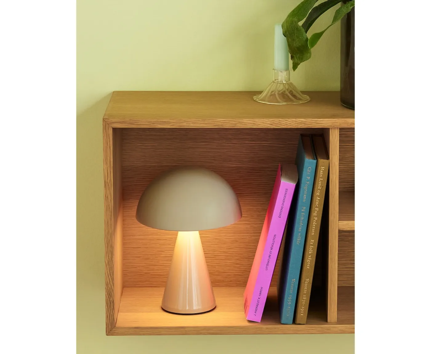 Hübsch Mush Portabel Bordslampa Sand 20cm