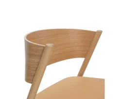Hübsch Oblique Loungestol Natur