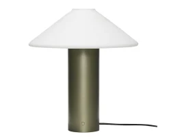 Hübsch Orbit Bordslampa Dark Green 40cm
