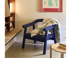 Hübsch Ouli Loungestol Dark Blue