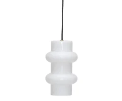 Hübsch Pilule Pendel Double Glossy White 25cm