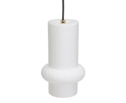 Hübsch Pilule Pendel Down Matte White 25cm