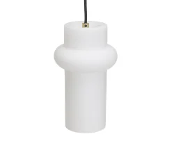 Hübsch Pilule Pendel Up Matte White 25cm