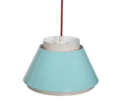 Hübsch Remi Taklampa Blue Beige 15cm
