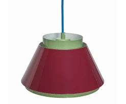 Hübsch Remi Taklampa Green Red 15cm