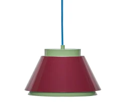 Hübsch Remi Taklampa Green Red 15cm
