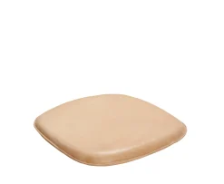 Hübsch Sabine Stolsdyna Läder Beige 44x44cm