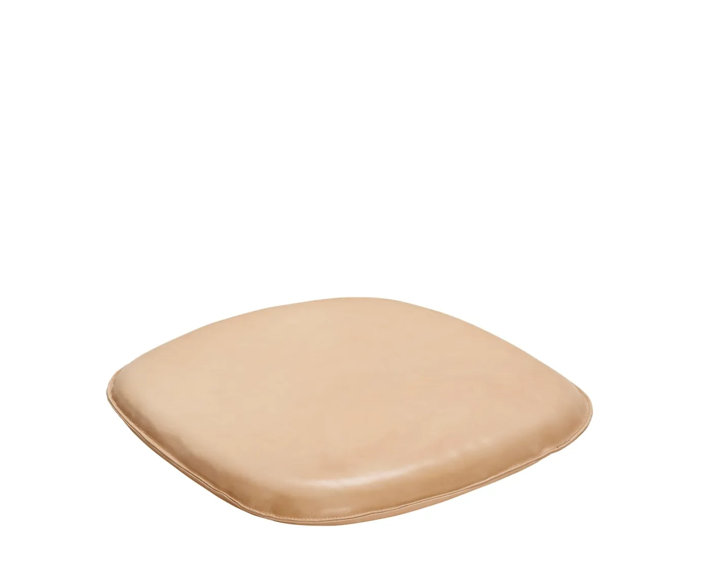 Hübsch Sabine Stolsdyna Läder Beige 44x44cm