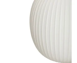 Hübsch Serene Taklampa Vit/Mässing Ø42cm