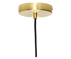 Hübsch Serene Taklampa Vit/Mässing Ø32cm