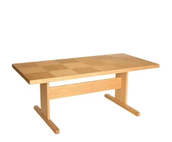 Hübsch Skak Matbord Natural 195x95
