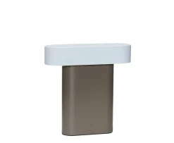 Hübsch Sleek Bordslampa Brown/Light Grey 25cm