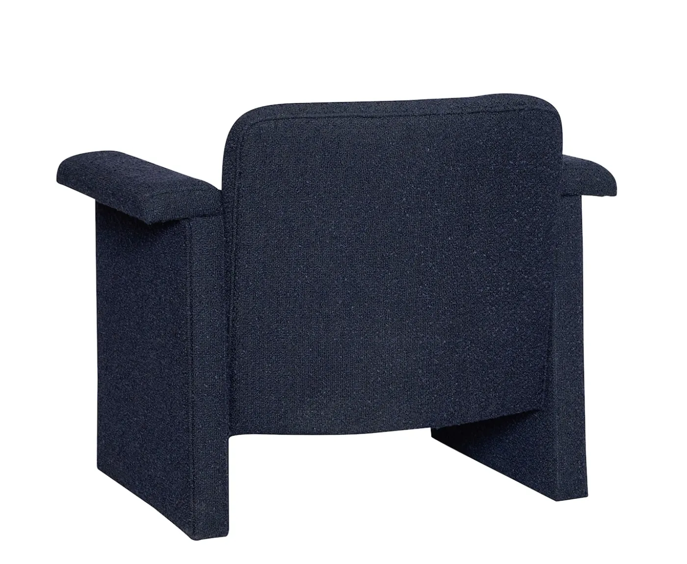 Hübsch Softy Loungestol med Fotpall Dark Blue