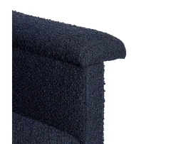 Hübsch Softy Loungestol med Fotpall Dark Blue