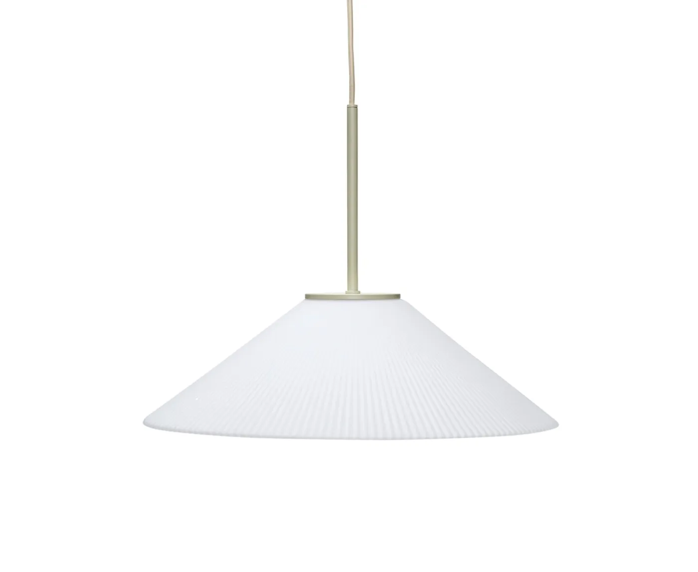Hübsch Solid Taklampa White/Sand Ø44
