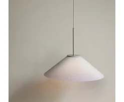 Hübsch Solid Taklampa White/Sand Ø44