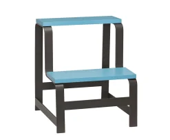 Hübsch Step Pall Blue Brown