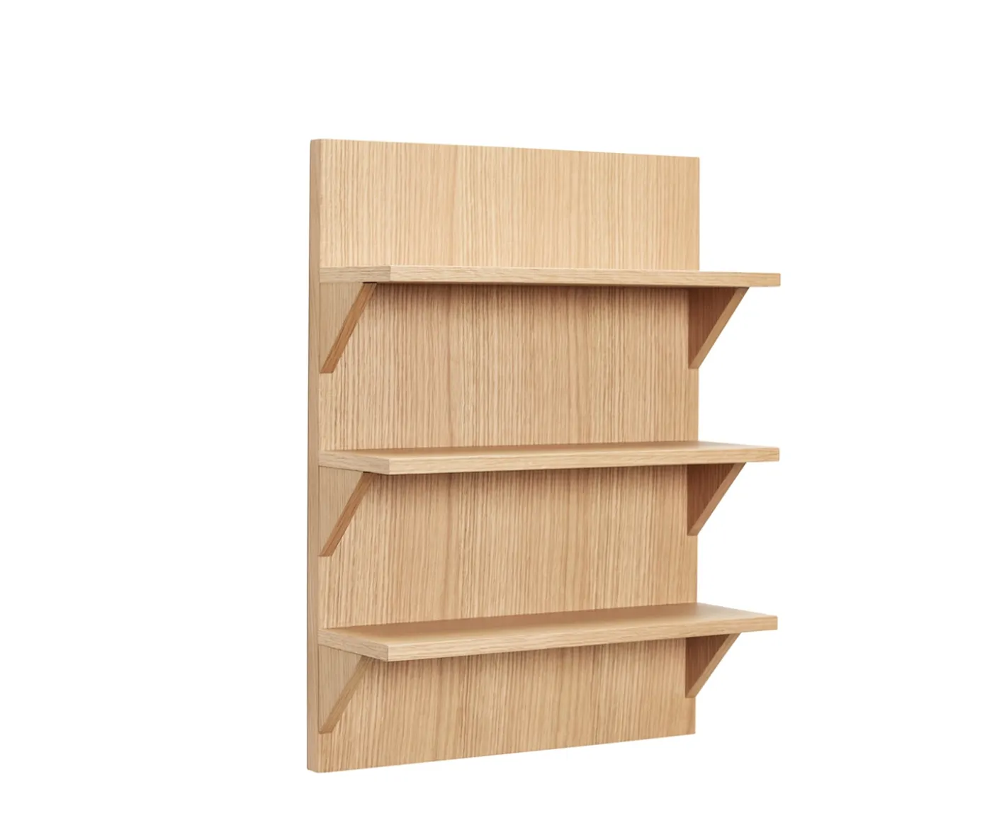 Hübsch Straight Vägghylla Natural 40x50