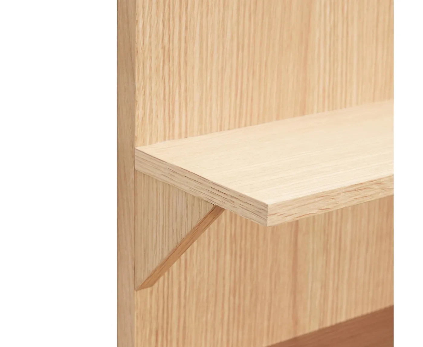 Hübsch Straight Vägghylla Natural 40x50