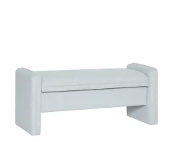 Hübsch Well Bänk Light Blue 100cm