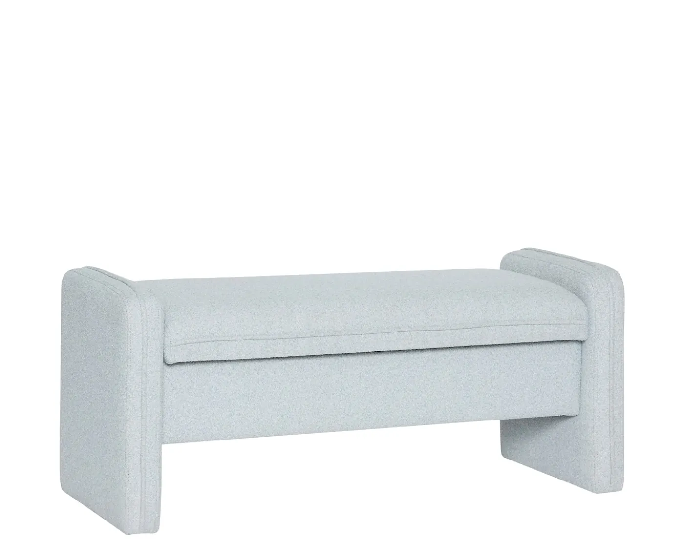 Hübsch Well Bänk Light Blue 100cm