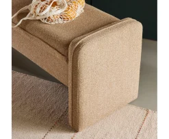 Hübsch Well Bänk Sand 100cm