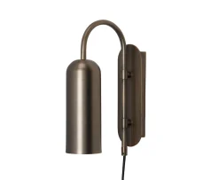 Hübsch Zenith Vägglampa Burnished Brass 29cm